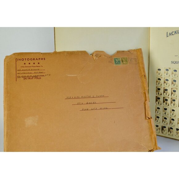 Vintage 1954 Lackland Air Force Base Black & White Class Photograph - Picture 2 of 6